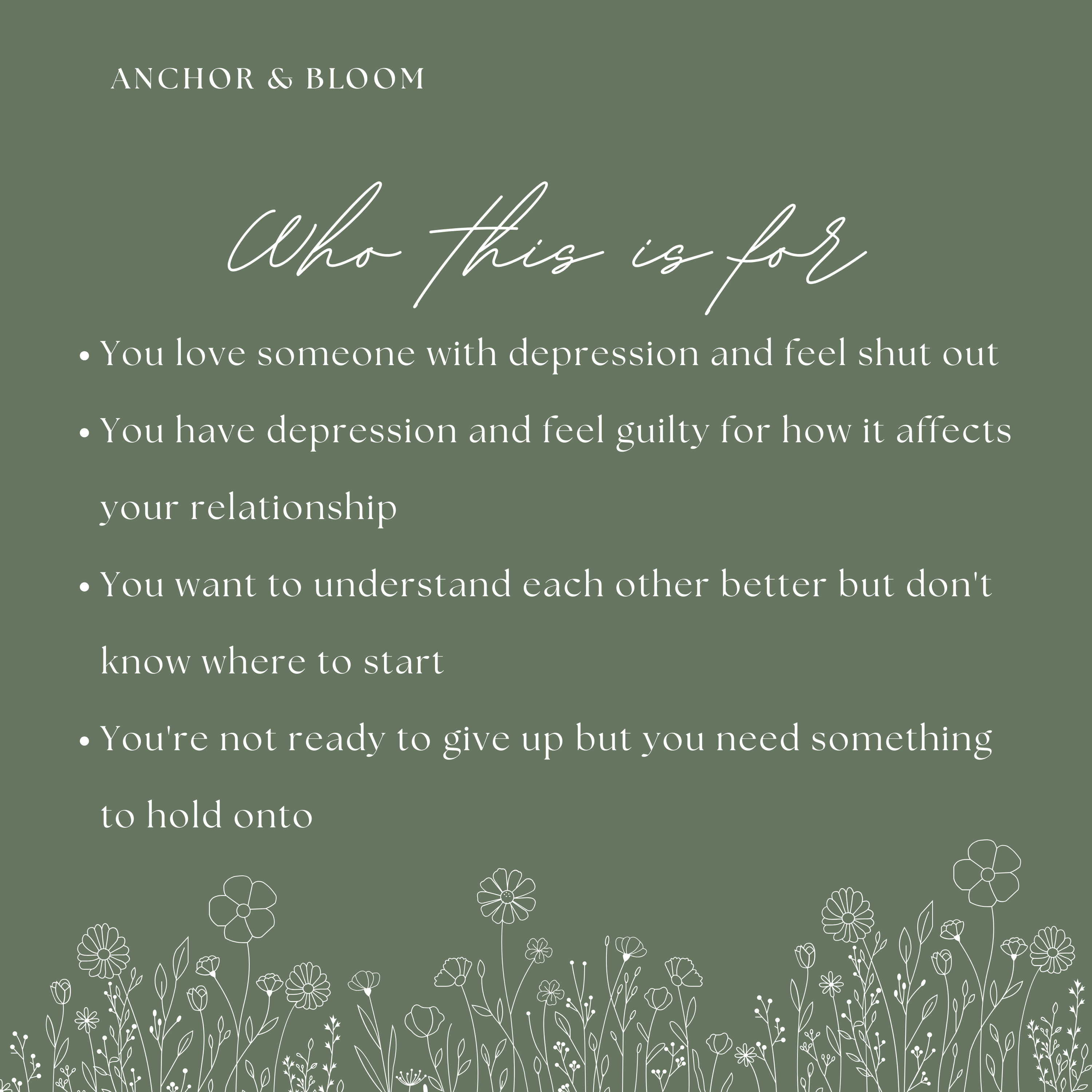 Love Through the Fog — A Guide for Couples Navigating Depression Together
